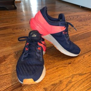 Nike Zoom Structure 22 - Navy, coral, orange